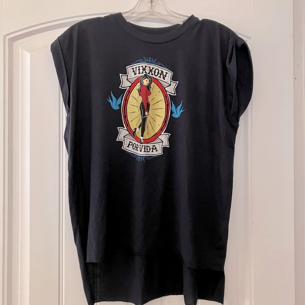 Vixxon Dixxon Navy Muscle Tee